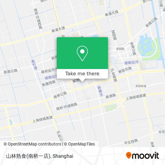山林熟食(南桥一店) map
