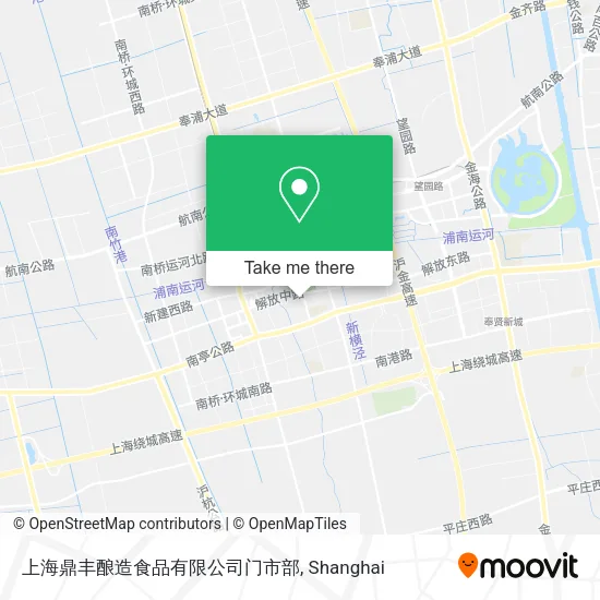 上海鼎丰酿造食品有限公司门市部 map