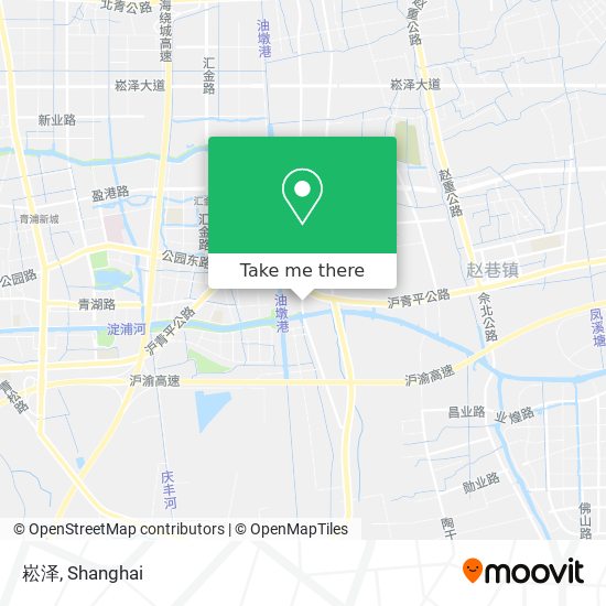 崧泽 map