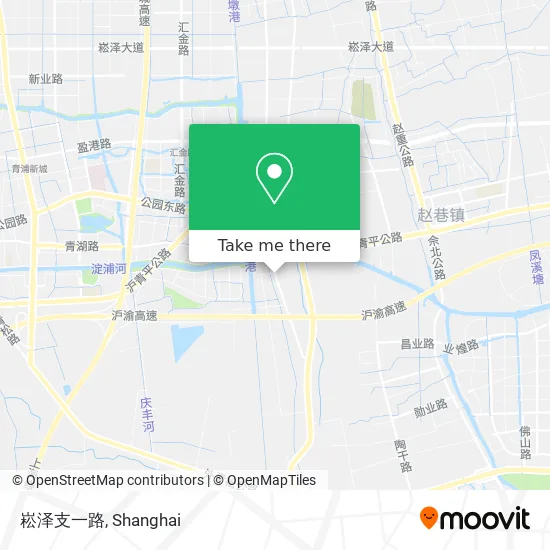 崧泽支一路 map