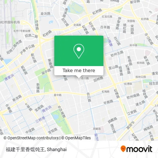 福建千里香馄饨王 map