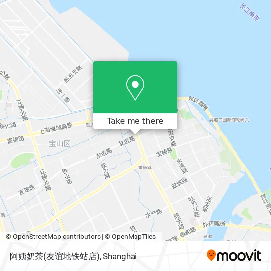 阿姨奶茶(友谊地铁站店) map