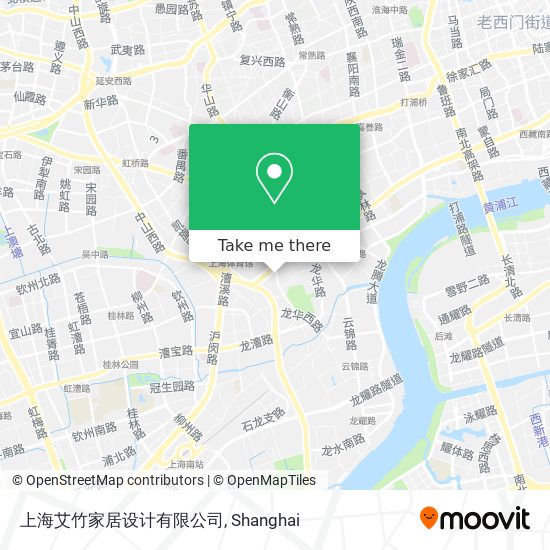 上海艾竹家居设计有限公司 map