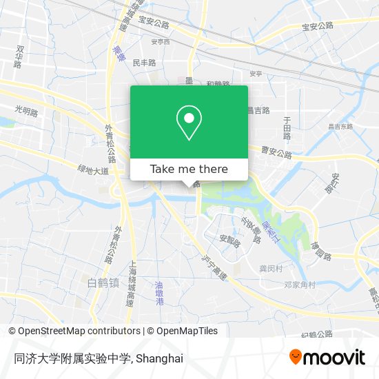 同济大学附属实验中学 map