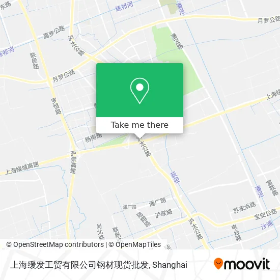 上海缓发工贸有限公司钢材现货批发 map