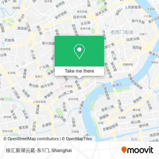 徐汇新湖云庭-东1门 map