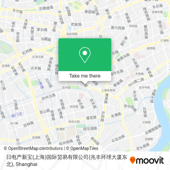 日电产新宝(上海)国际贸易有限公司(兆丰环球大厦东北) map