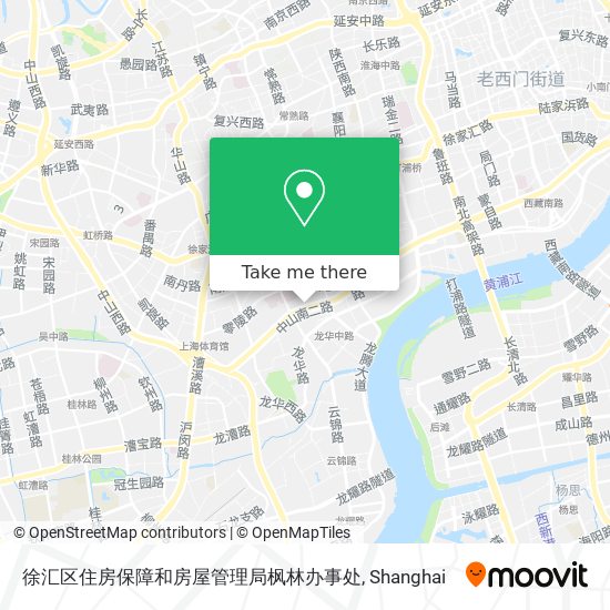 徐汇区住房保障和房屋管理局枫林办事处 map