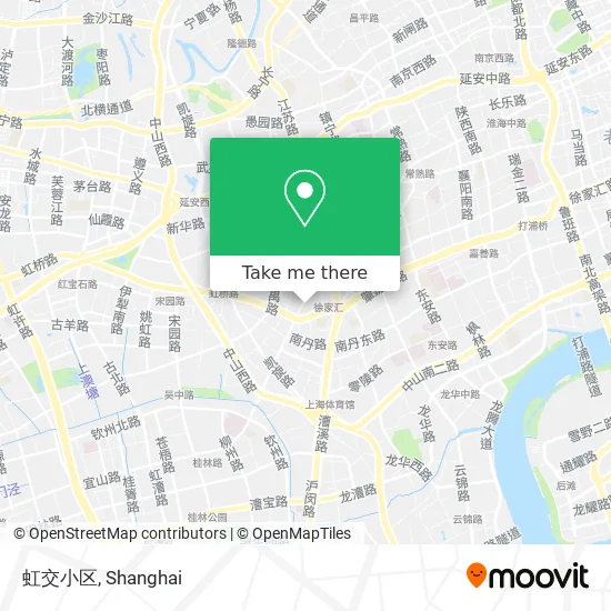 虹交小区 map