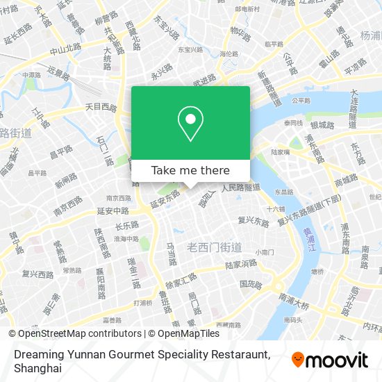 Dreaming Yunnan Gourmet Speciality Restaraunt map