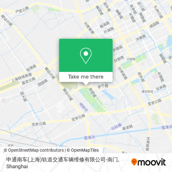 申通南车(上海)轨道交通车辆维修有限公司-南门 map