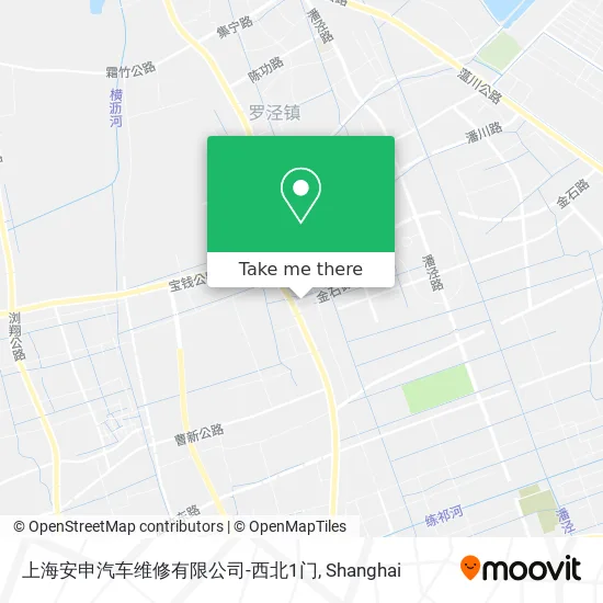 上海安申汽车维修有限公司-西北1门 map