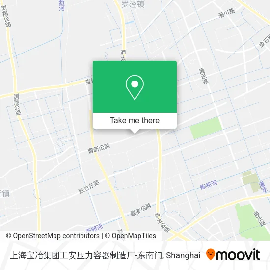 上海宝冶集团工安压力容器制造厂-东南门 map