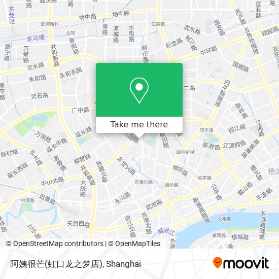 阿姨很芒(虹口龙之梦店) map