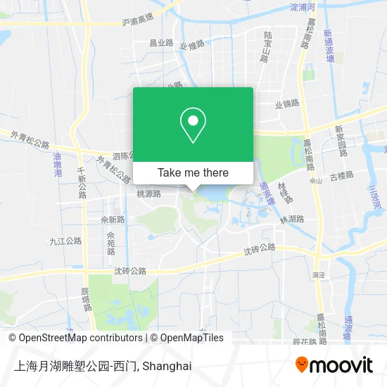 上海月湖雕塑公园-西门 map