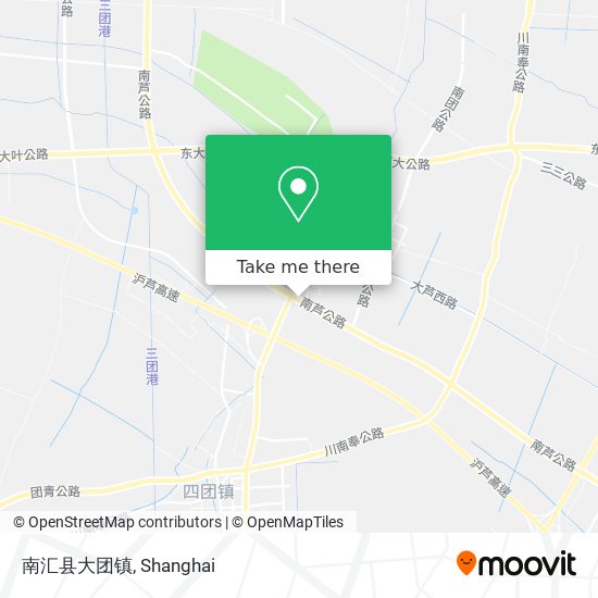 南汇县大团镇 map