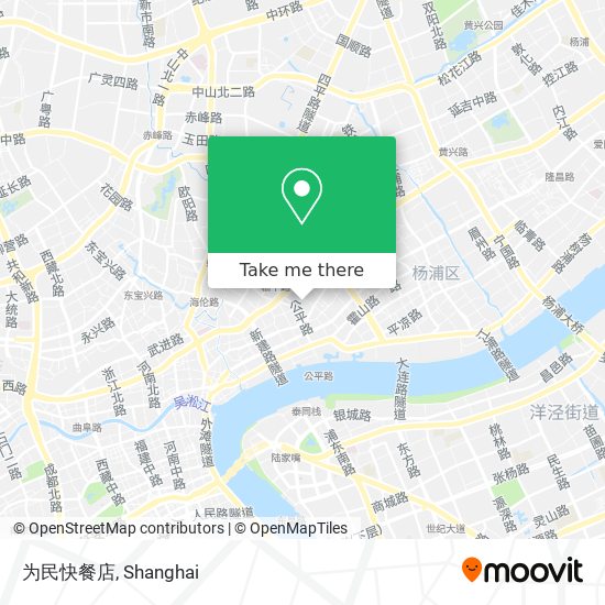 为民快餐店 map