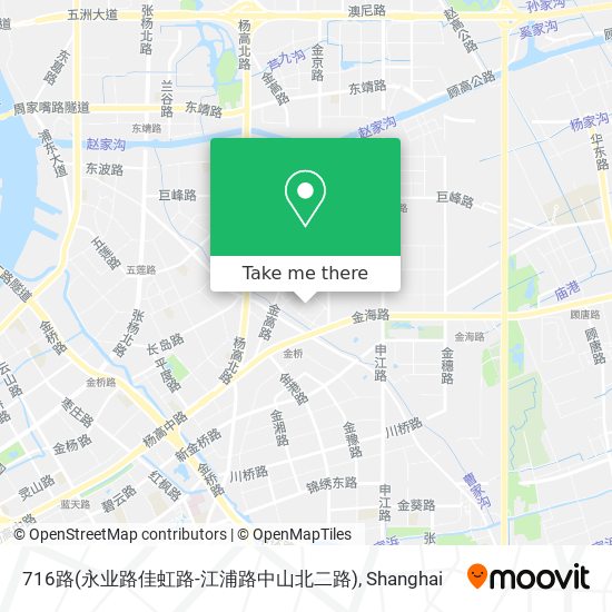 716路(永业路佳虹路-江浦路中山北二路) map