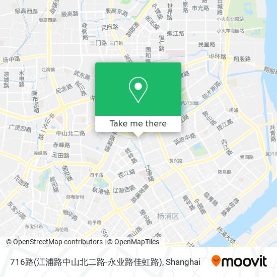 716路(江浦路中山北二路-永业路佳虹路) map