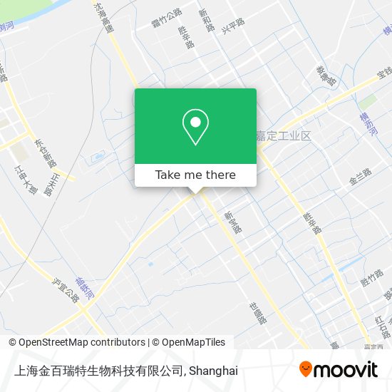上海金百瑞特生物科技有限公司 map