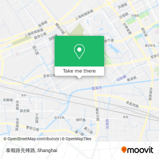 泰顺路先锋路 map
