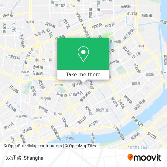 双辽路 map