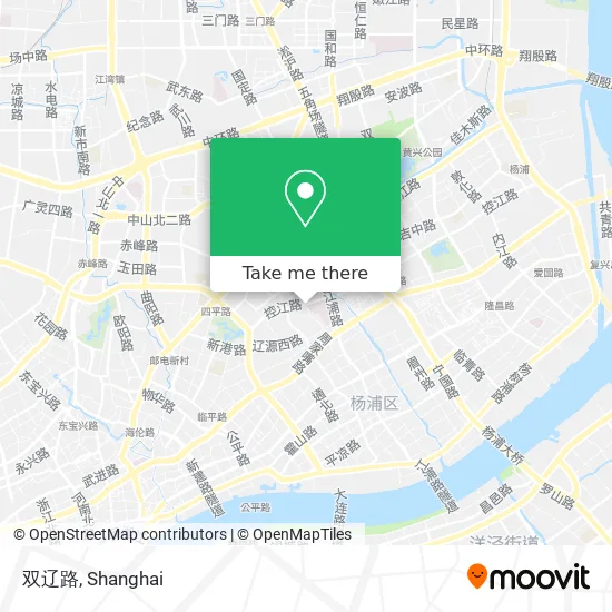 双辽路 map