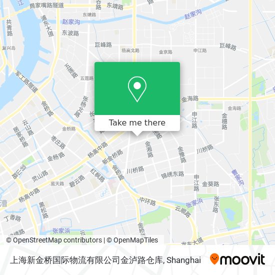 上海新金桥国际物流有限公司金泸路仓库 map