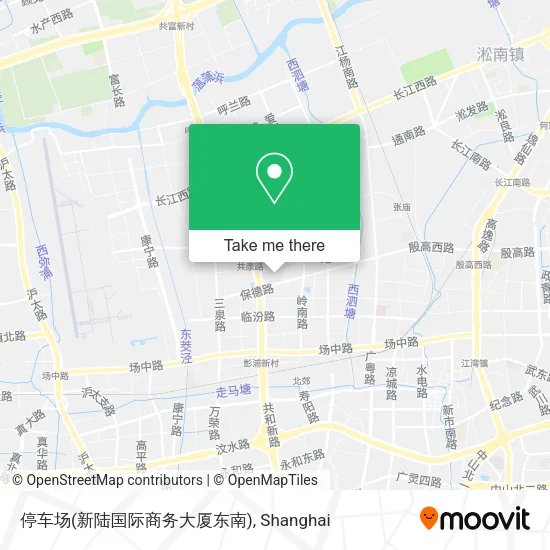 停车场(新陆国际商务大厦东南) map