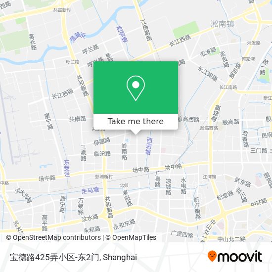 宝德路425弄小区-东2门 map