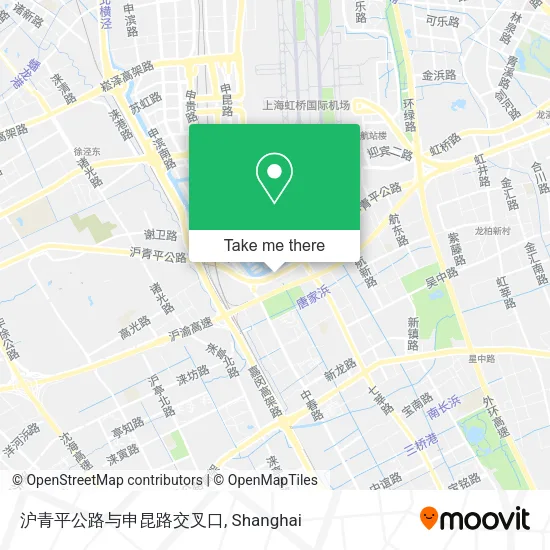 沪青平公路与申昆路交叉口 map