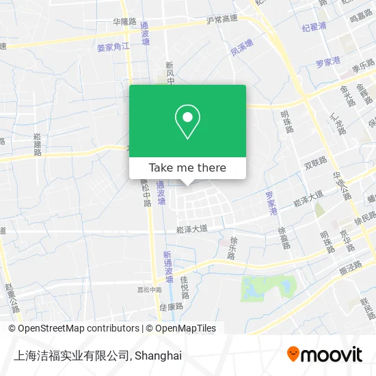 上海洁福实业有限公司 map