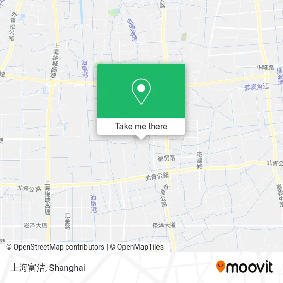 上海富洁 map
