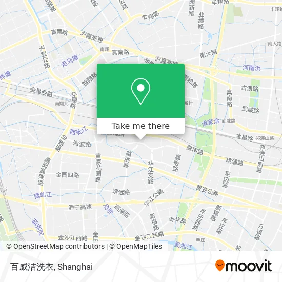 百威洁洗衣 map