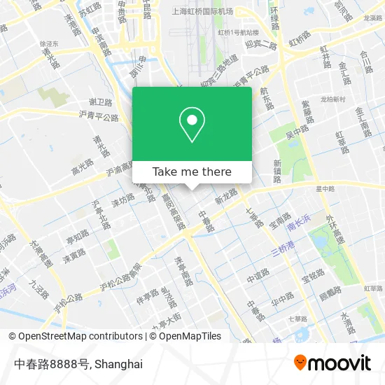 中春路8888号 map