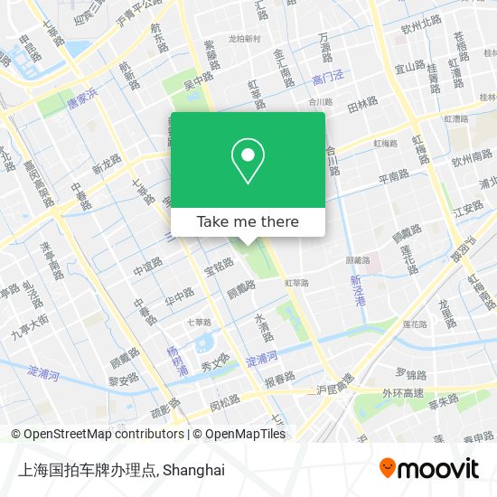 上海国拍车牌办理点 map
