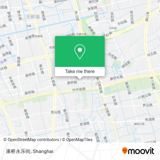 康桥永乐街 map