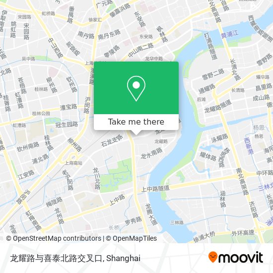 龙耀路与喜泰北路交叉口 map