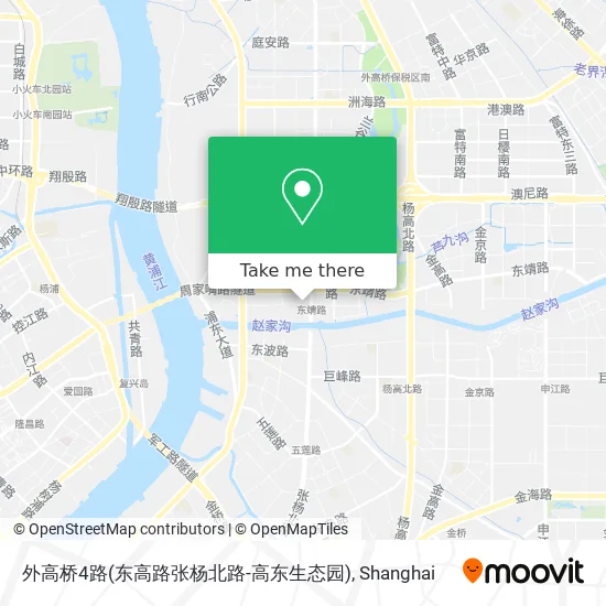 外高桥4路(东高路张杨北路-高东生态园) map