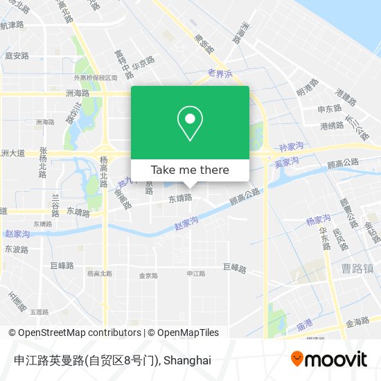 申江路英曼路(自贸区8号门) map