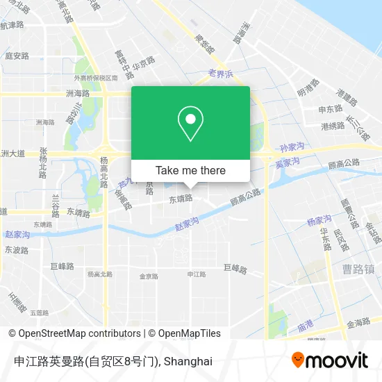 申江路英曼路(自贸区8号门) map