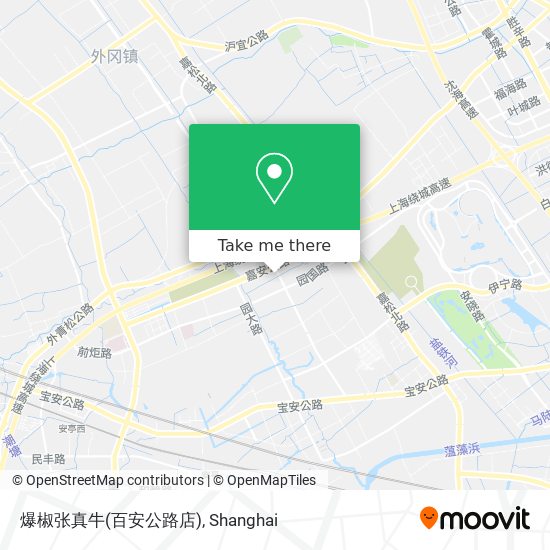 爆椒张真牛(百安公路店) map