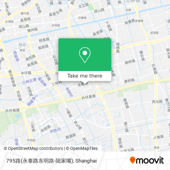 795路(永泰路东明路-陆家嘴) map