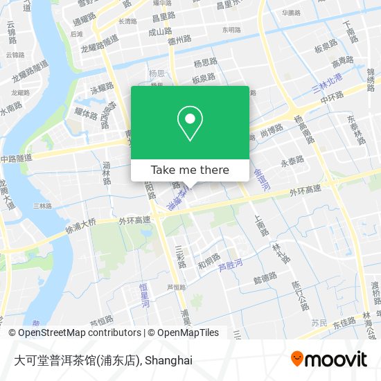 大可堂普洱茶馆(浦东店) map
