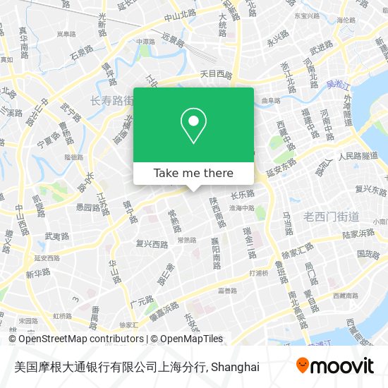 美国摩根大通银行有限公司上海分行 map