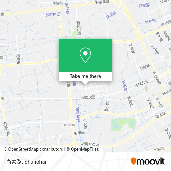 尚泰路 map