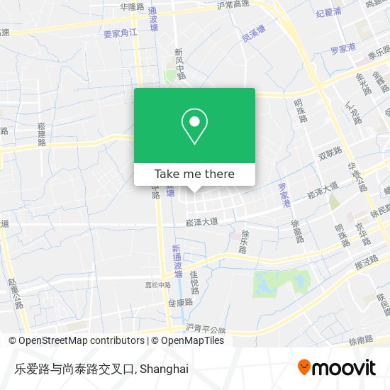 乐爱路与尚泰路交叉口 map