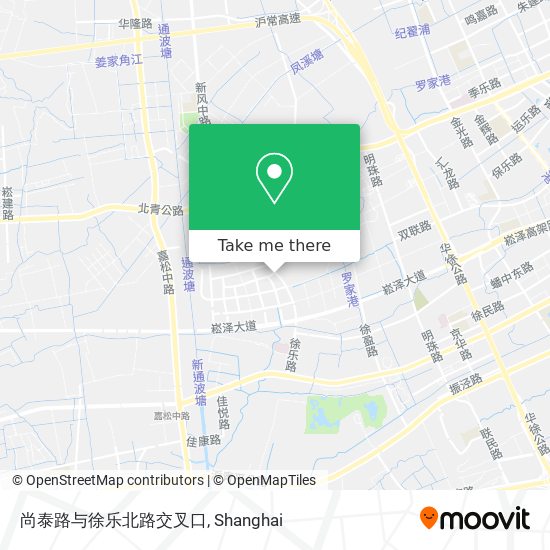 尚泰路与徐乐北路交叉口 map