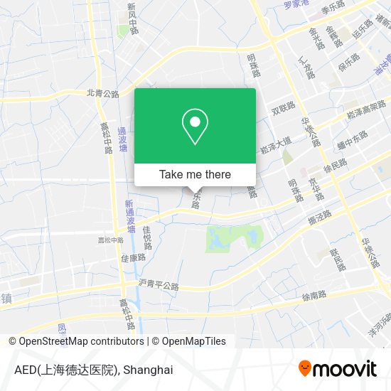 AED(上海德达医院) map