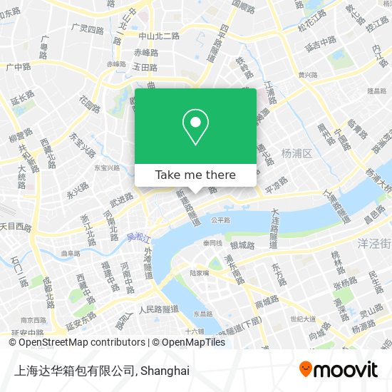 上海达华箱包有限公司 map